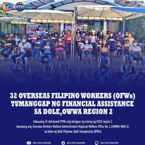 owwa region 2|Advisory on DOLE.